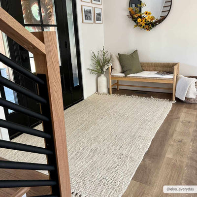 Senneterre Bleached Jute Rug - Sweet Water Decor - Rugs