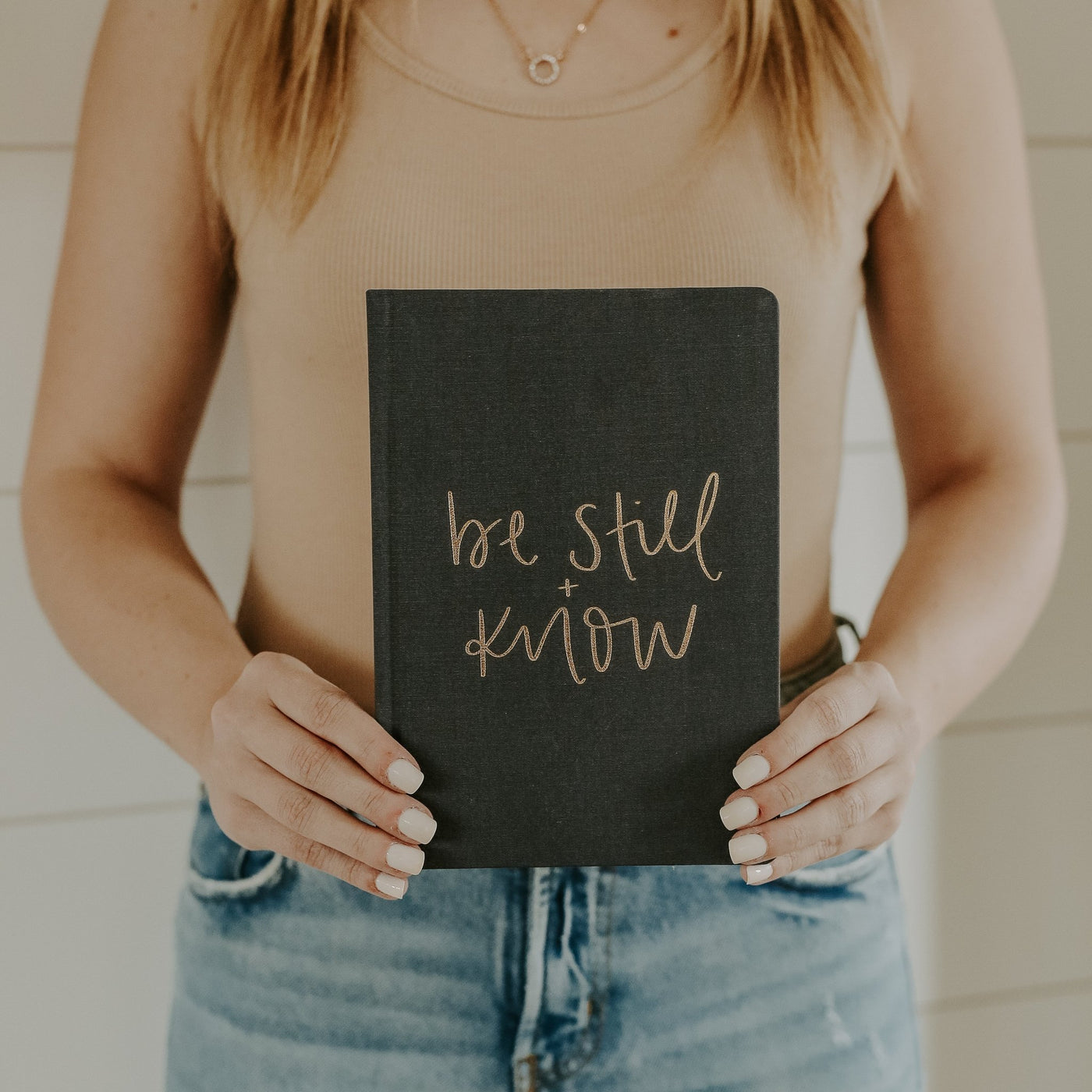 Be Still and Know Fabric Journal - Sweet Water Decor - Notebooks