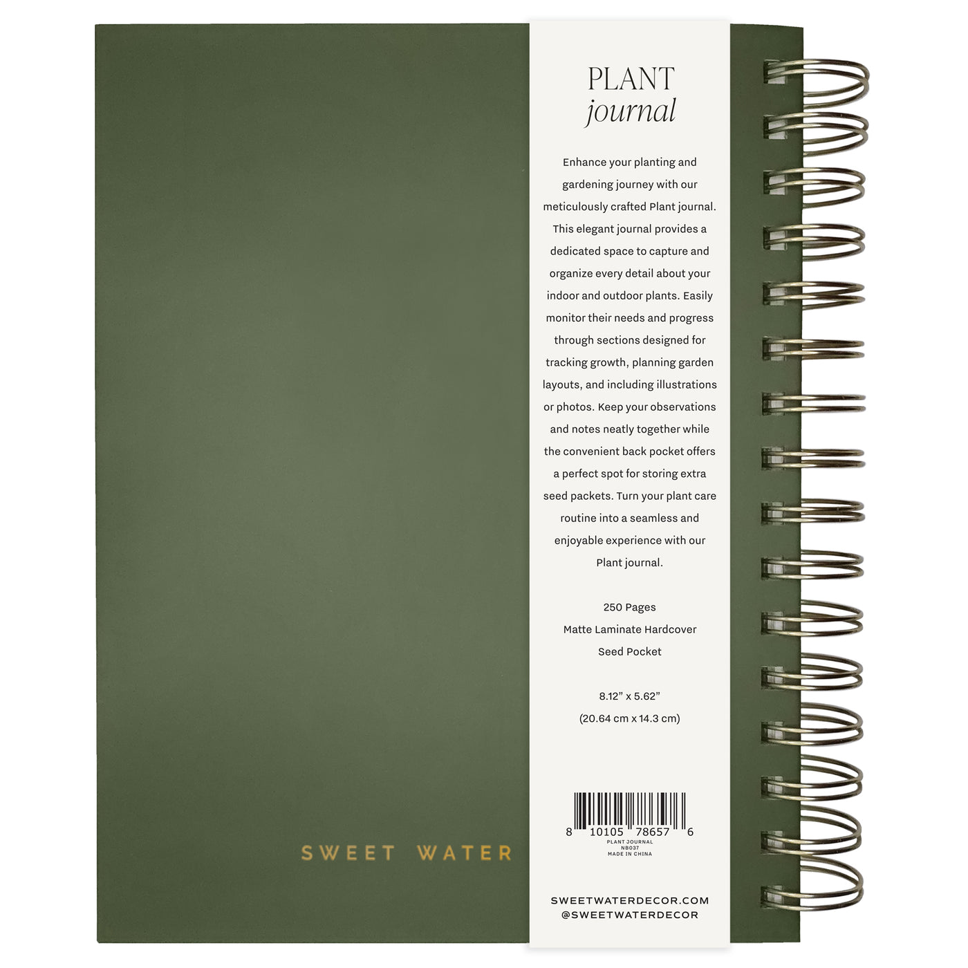 Plant Journal - Sweet Water Decor - Notebooks
