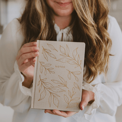 Gold Leaves Notes Journal - Sweet Water Decor - Notebooks