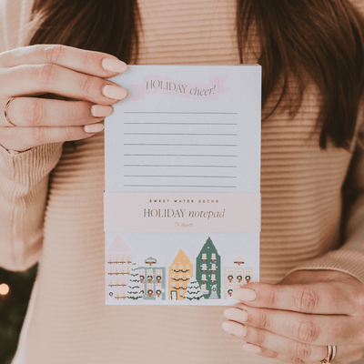 Christmas Village Notepad - Sweet Water Decor - Notepad