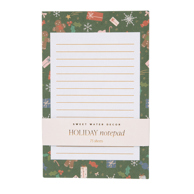 Gingerbread Notepad - Sweet Water Decor - Notepad