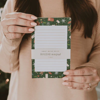 Gingerbread Notepad - Sweet Water Decor - Notepad