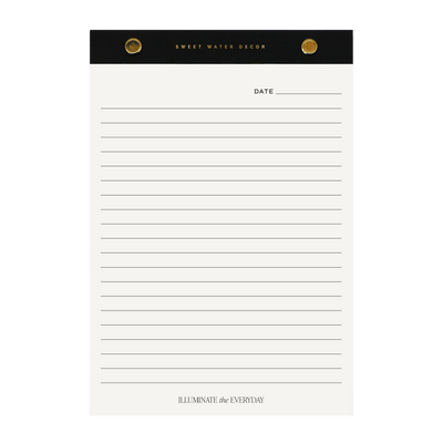 Gold Rivet Basic Notepad - Sweet Water Decor - Notepad