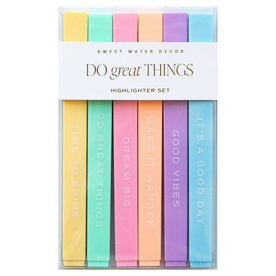 Do Great Things Pen Set - Sweet Water Decor - Highlighters