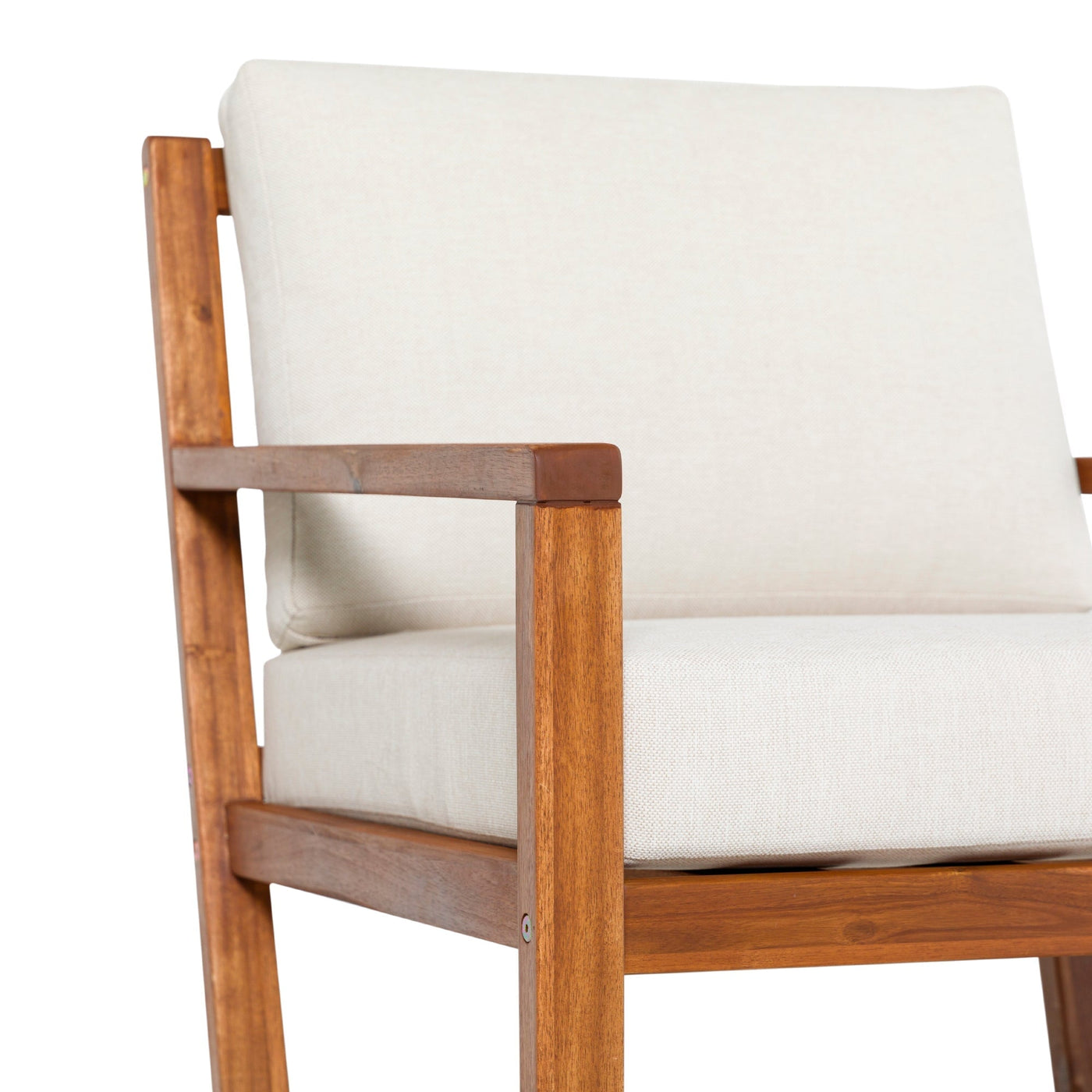 Prenton Modern Solid Wood Outdoor Club Chair - Sweet Water Decor - Outdoor Seats