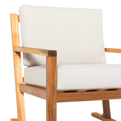 Prenton Modern Solid Wood Outdoor Club Chair - Sweet Water Decor - Outdoor Seats