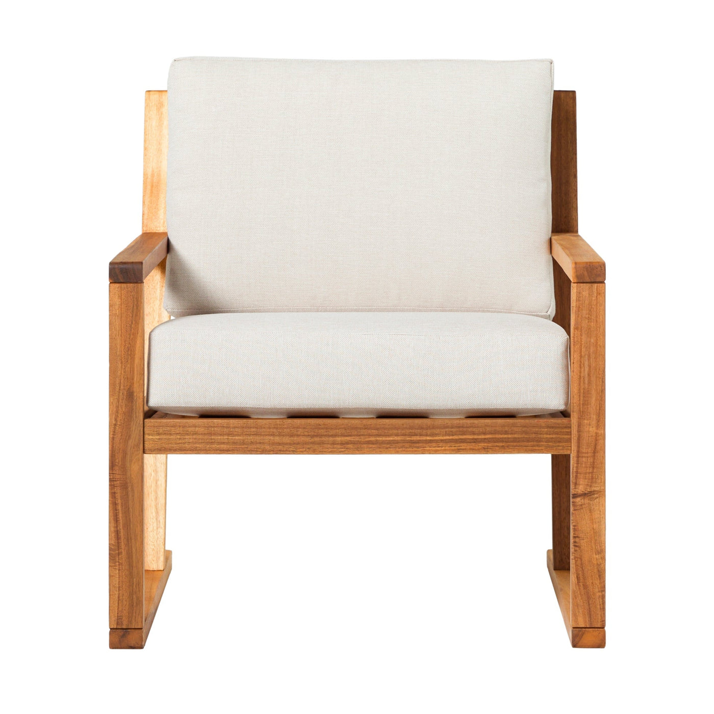 Prenton Modern Solid Wood Outdoor Club Chair - Sweet Water Decor - Outdoor Seats