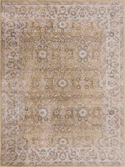 Anana Gold & Beige Area Rug - Sweet Water Decor - Rugs