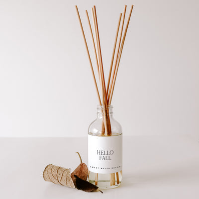 Hello Fall Clear Reed Diffuser THON - Sweet Water Decor - Reed Diffusers