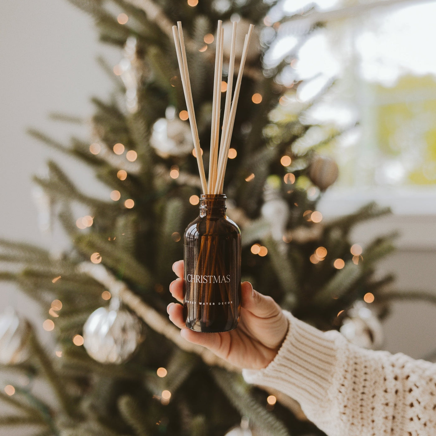 Christmas Amber Reed Diffuser - Sweet Water Decor - Reed Diffusers