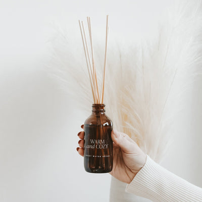 Warm and Cozy Amber Reed Diffuser - Sweet Water Decor - Reed Diffusers