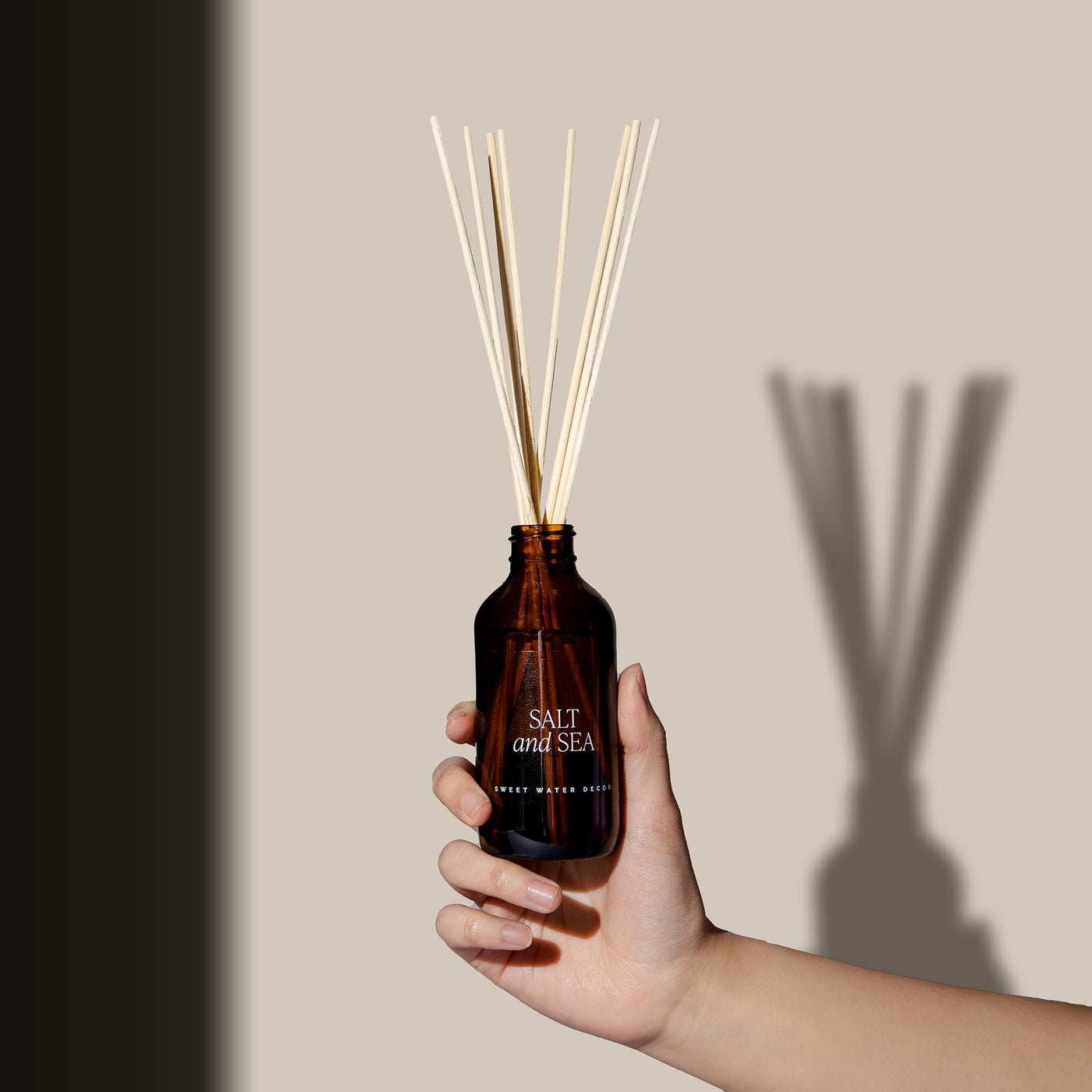 Salt and Sea Amber Reed Diffuser - Sweet Water Decor - Reed Diffusers