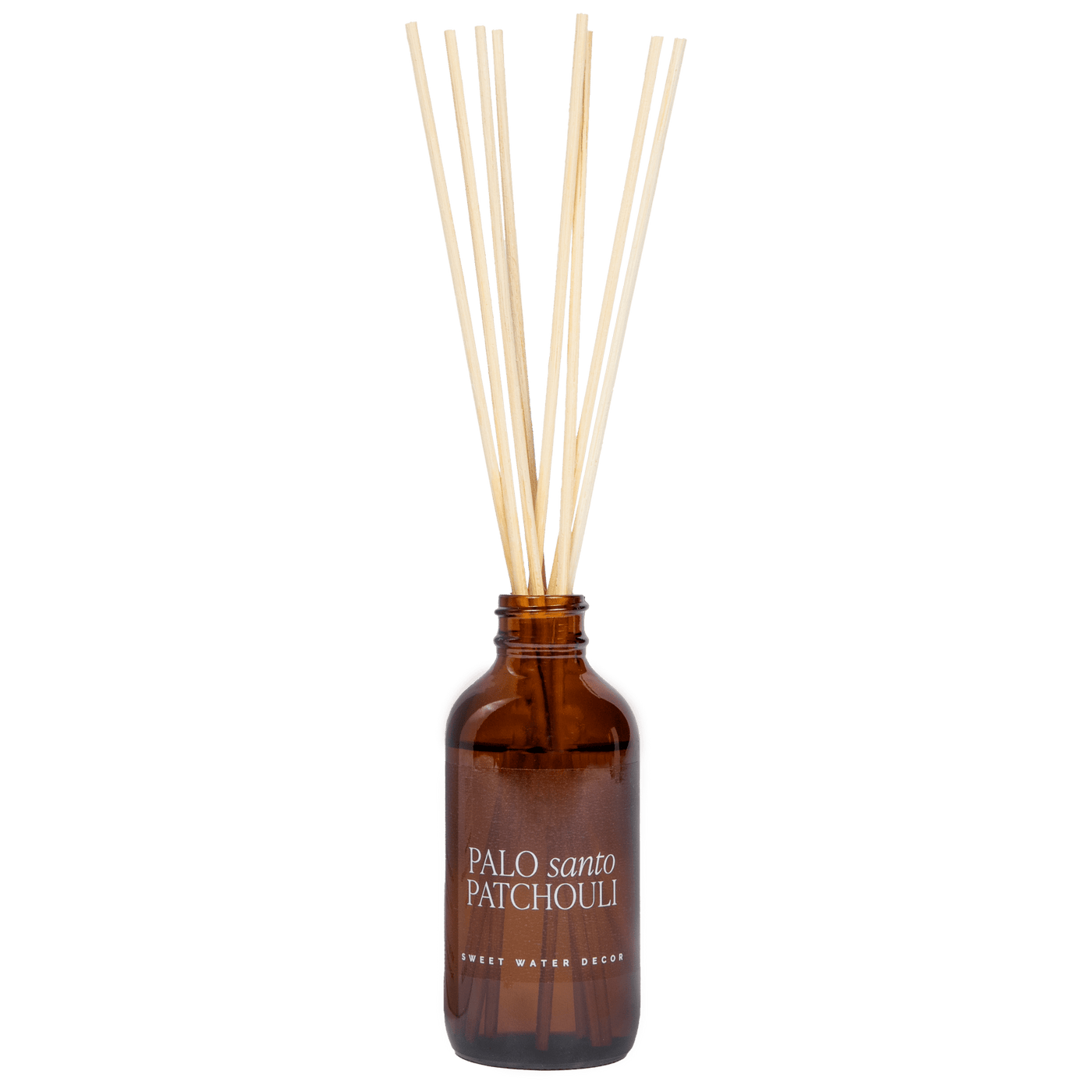 Palo Santo Patchouli Amber Reed Diffuser - Sweet Water Decor - Reed Diffusers