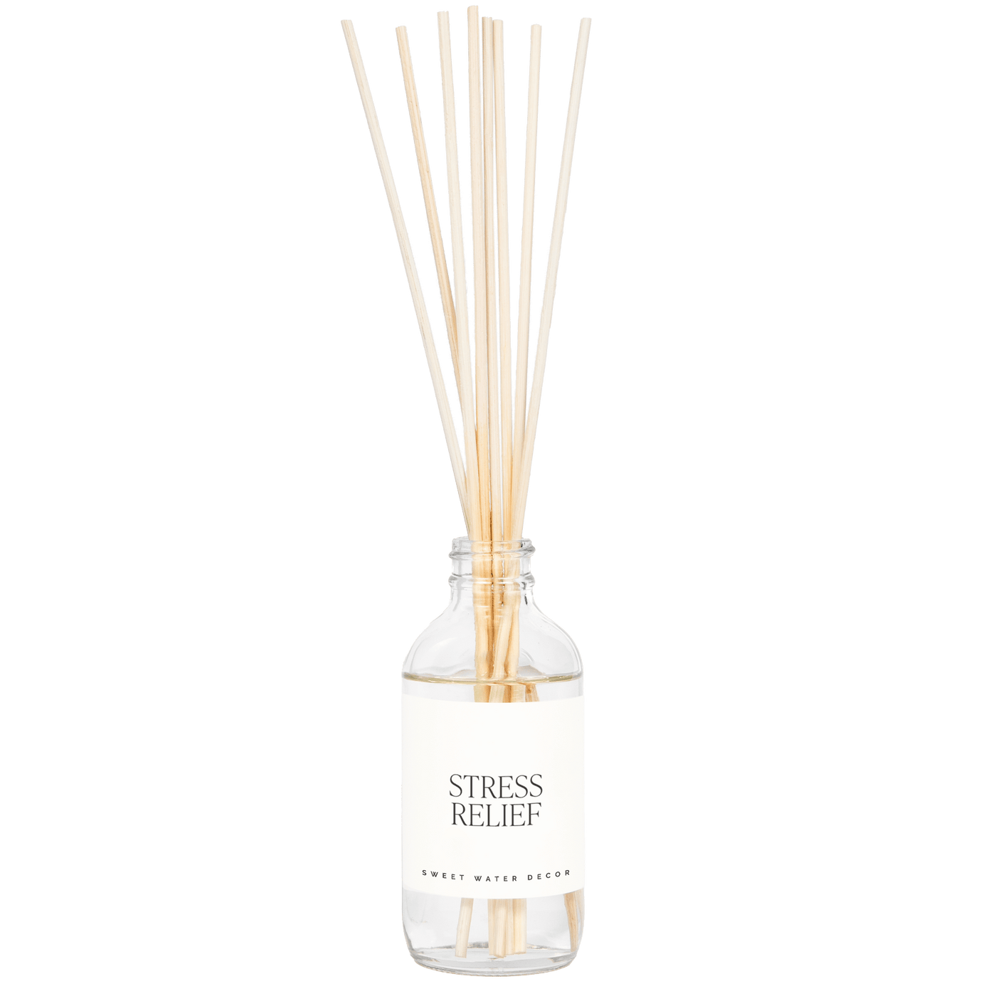 Stress Relief Clear Reed Diffuser - Sweet Water Decor - Reed Diffusers