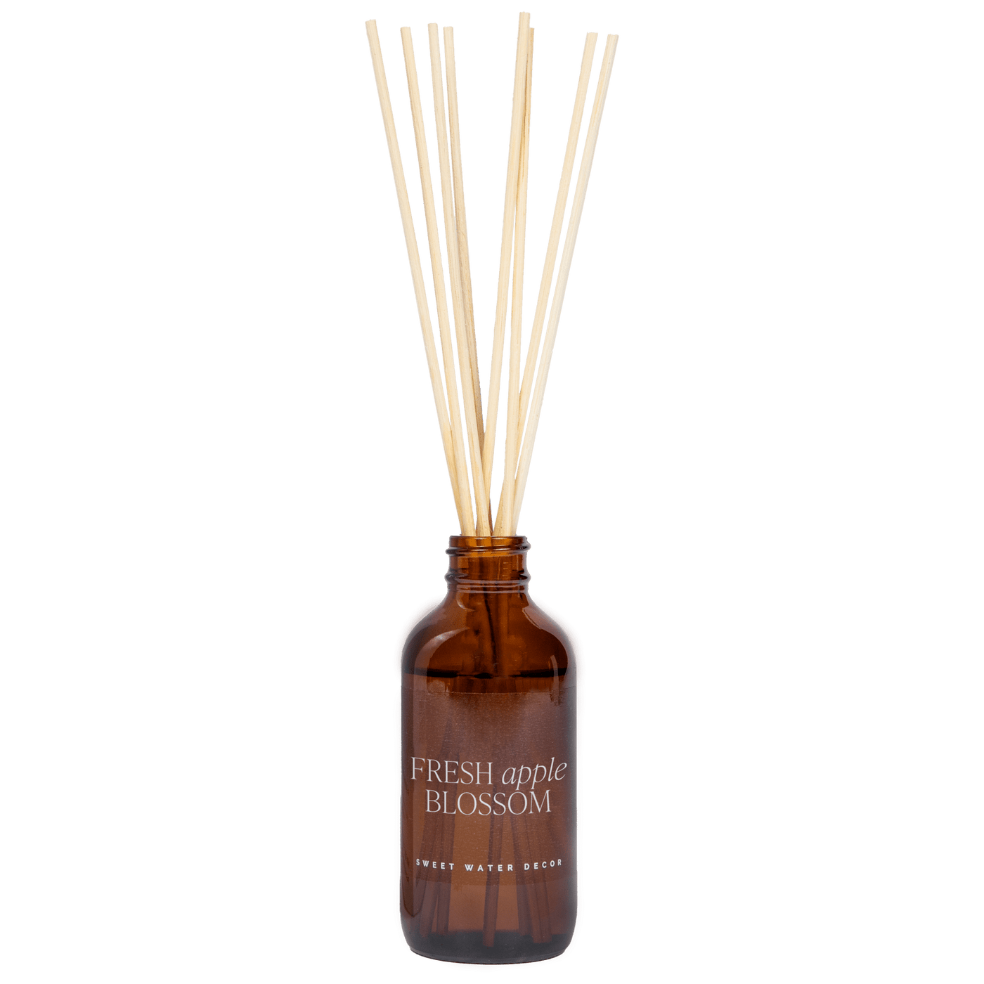 Fresh Apple Blossom Amber Reed Diffuser - Sweet Water Decor - Reed Diffusers