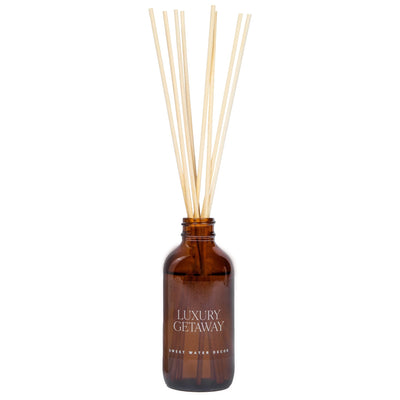 Luxury Getaway Amber Reed Diffuser - Sweet Water Decor - Reed Diffusers