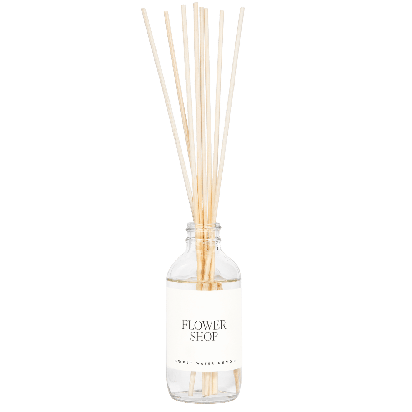 Flower Shop Clear Reed Diffuser - Sweet Water Decor - Reed Diffusers