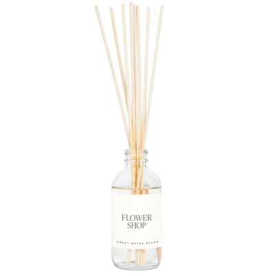 Flower Shop Clear Reed Diffuser - Sweet Water Decor - Reed Diffusers