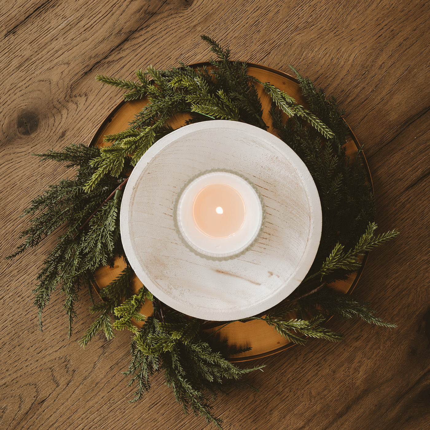 Christmas Fluted Soy Candle - Ribbed Glass Jar - 11 oz - Sweet Water Decor - Candles