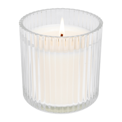 Sugar Cookies Fluted Soy Candle - Ribbed Glass Jar - 12 oz - Sweet Water Decor - Candles