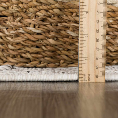 Baqer Bone & Taupe Area Rug - Sweet Water Decor - Rugs