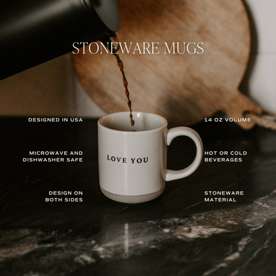 Gingerbread 14oz. Stoneware Coffee Mug - Sweet Water Decor - Coffee Mugs