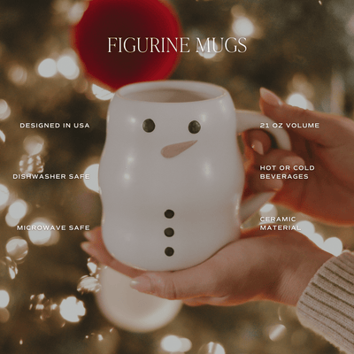 Snowman 21oz. Figurine Coffee Mug - Sweet Water Decor - Coffee Mugs