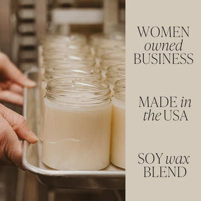 Merry Soy Candle - Clear Jar - 9 oz
