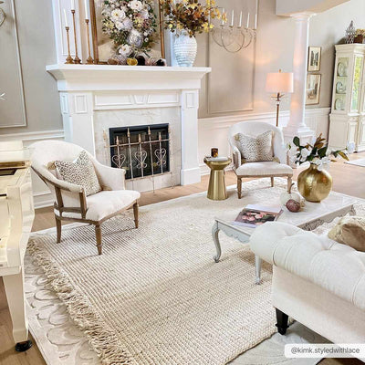 Senneterre Bleached Jute Rug - Sweet Water Decor - Rugs