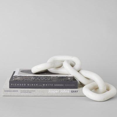 White Marble Chain, Small Link - Sweet Water Decor - Decorative Chain