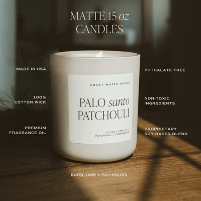 Weekend Soy Candle - Tan Matte Jar - 15 oz - Sweet Water Decor - Candles