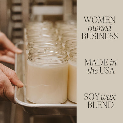 Boy Mom Soy Candle - Clear Jar - 9 oz (Palo Santo Patchouli) - Sweet Water Decor - Candles