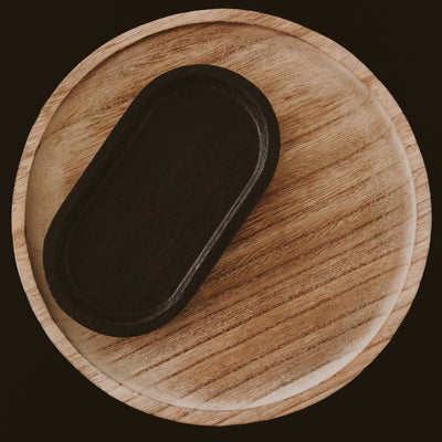 Black Wood Tray - Sweet Water Decor - Trays