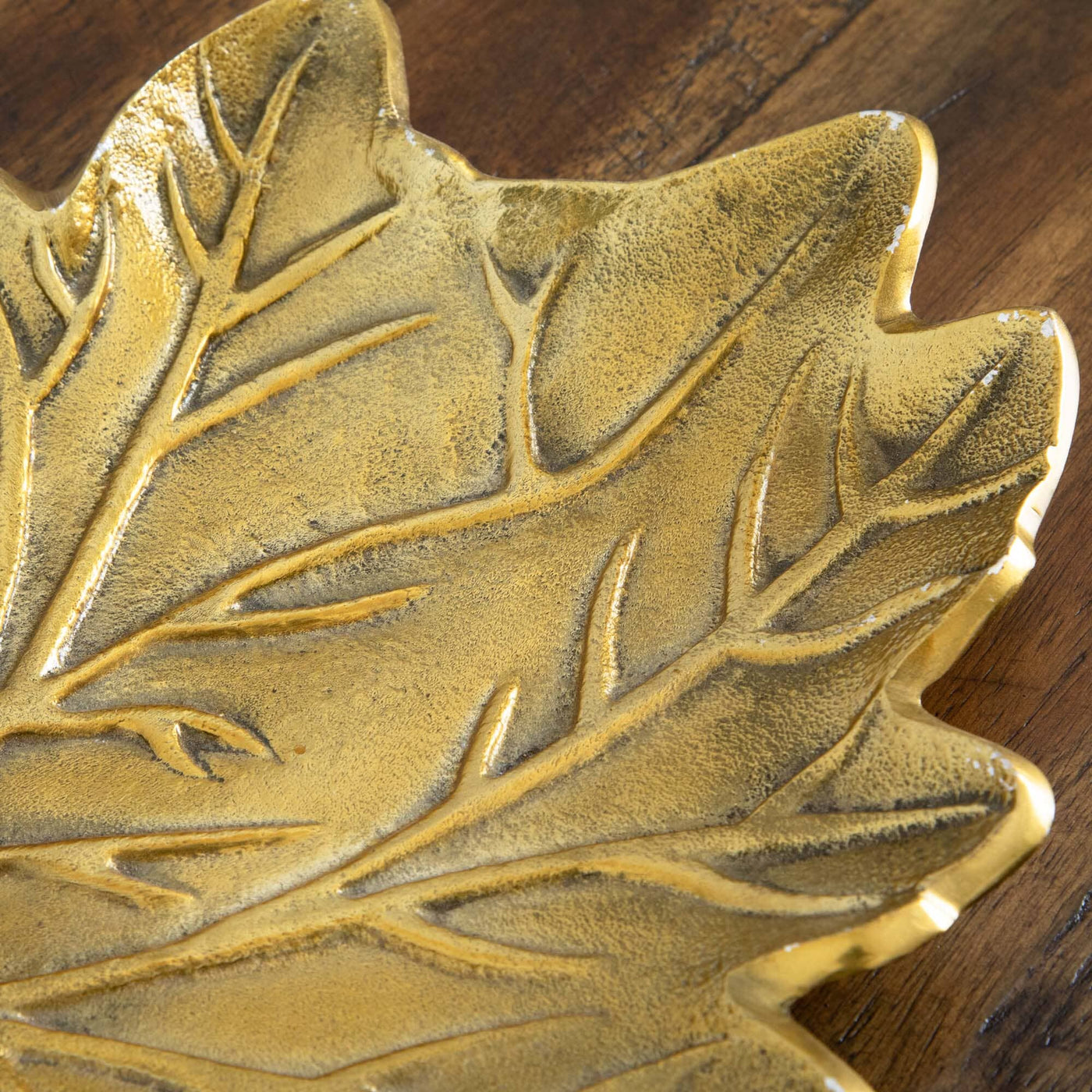 10" Gold Tree of Life Leaf Decorative Accent - Sweet Water Decor - DECORATIVE TRAY