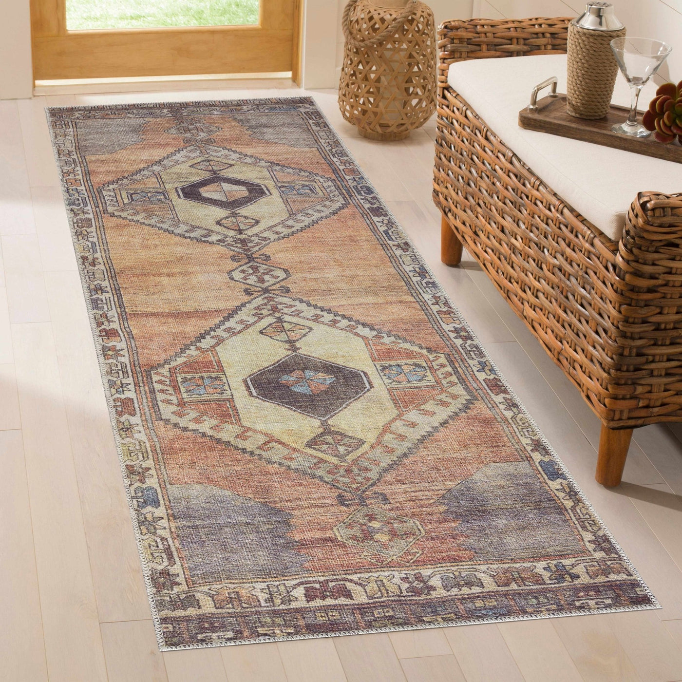 Medinah Washable Runner & Area Rug - Sweet Water Decor - Rugs