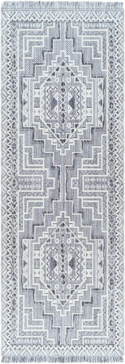 Alya Charcoal Textured Area Rug - Sweet Water Decor - Rugs