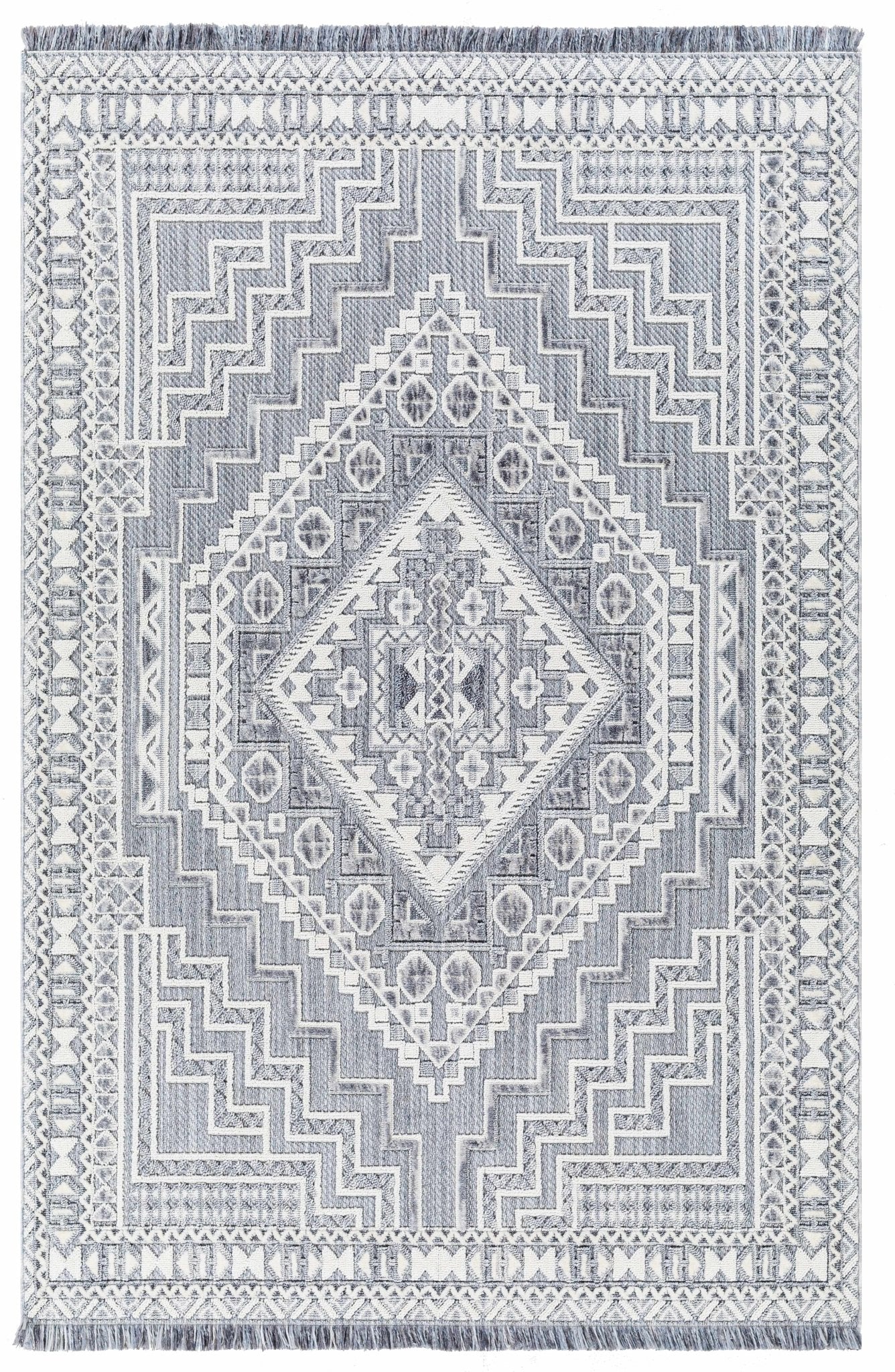 Alya Charcoal Textured Area Rug - Sweet Water Decor - Rugs