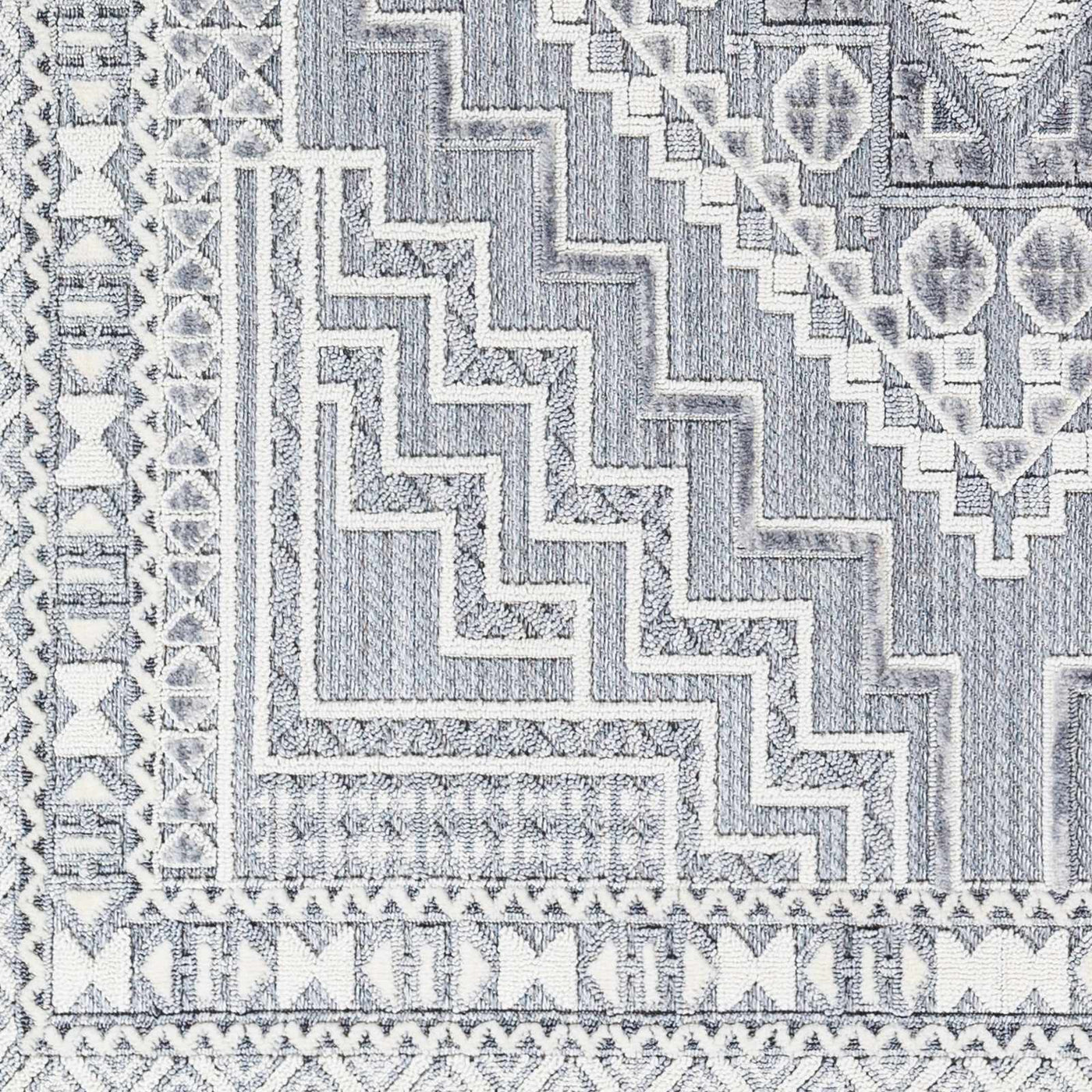 Alya Charcoal Textured Area Rug - Sweet Water Decor - Rugs