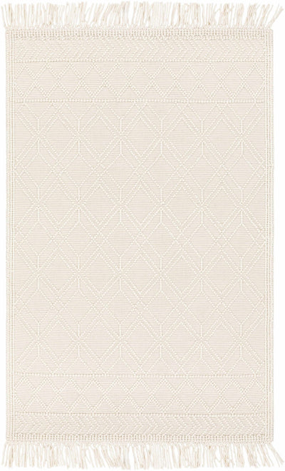 Ramsbury Beige Trellis Wool Rug - Sweet Water Decor - Rugs