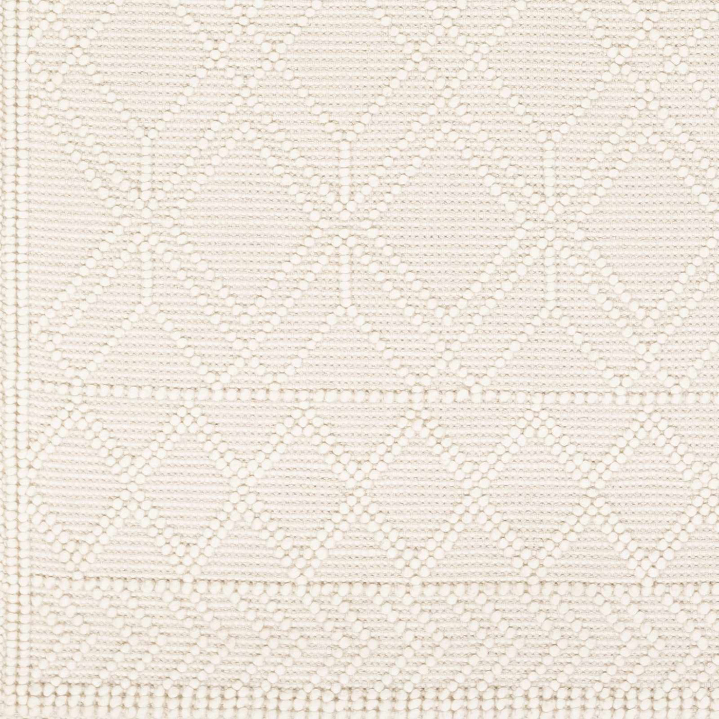 Ramsbury Beige Trellis Wool Rug - Sweet Water Decor - Rugs