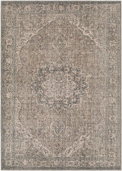 Dusty Sage Greenpoint Medallion Washable Area Rug - Sweet Water Decor - Rugs