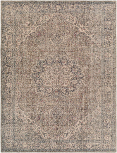 Dusty Sage Greenpoint Medallion Washable Area Rug - Sweet Water Decor - Rugs