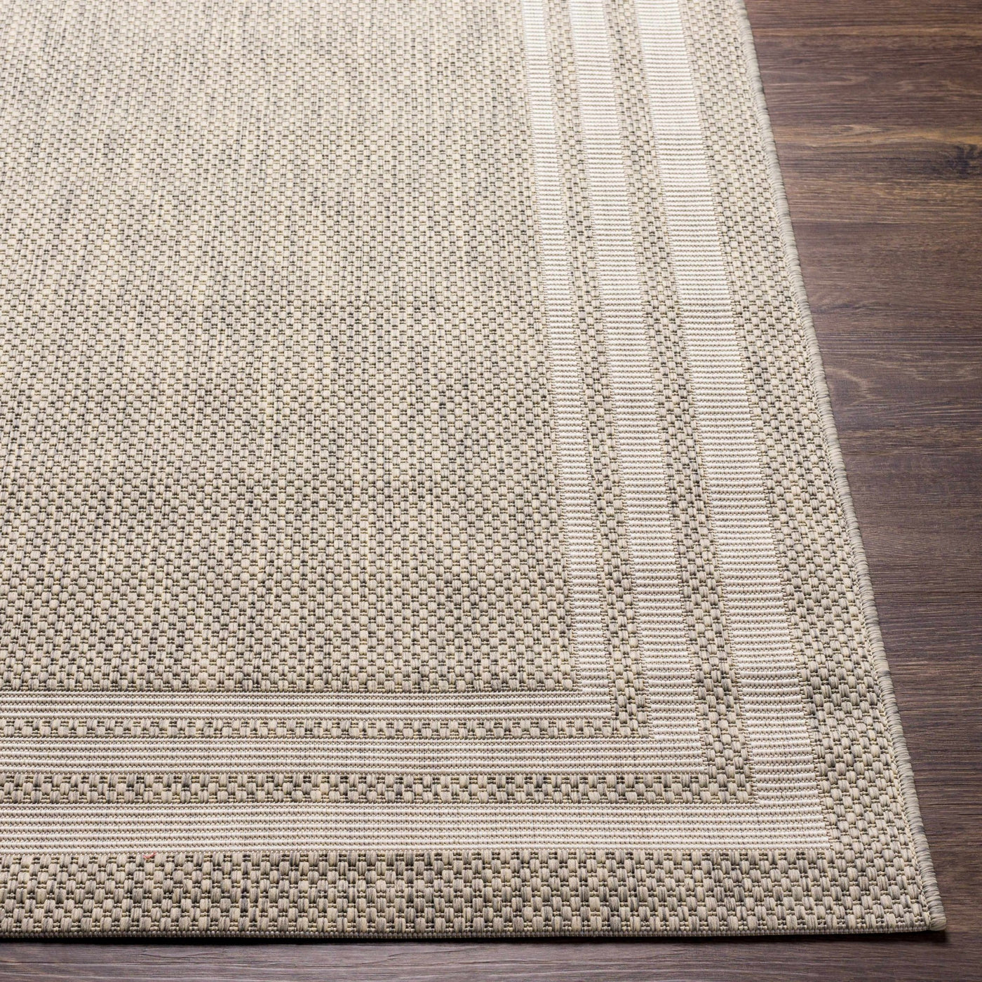 Burradoo Bordered Beige Rug - Sweet Water Decor - Rugs