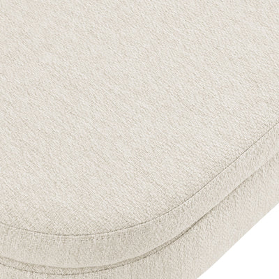 Walker Edison | Ottoman Oval Storage Bench - Sweet Water Decor - Ottoman