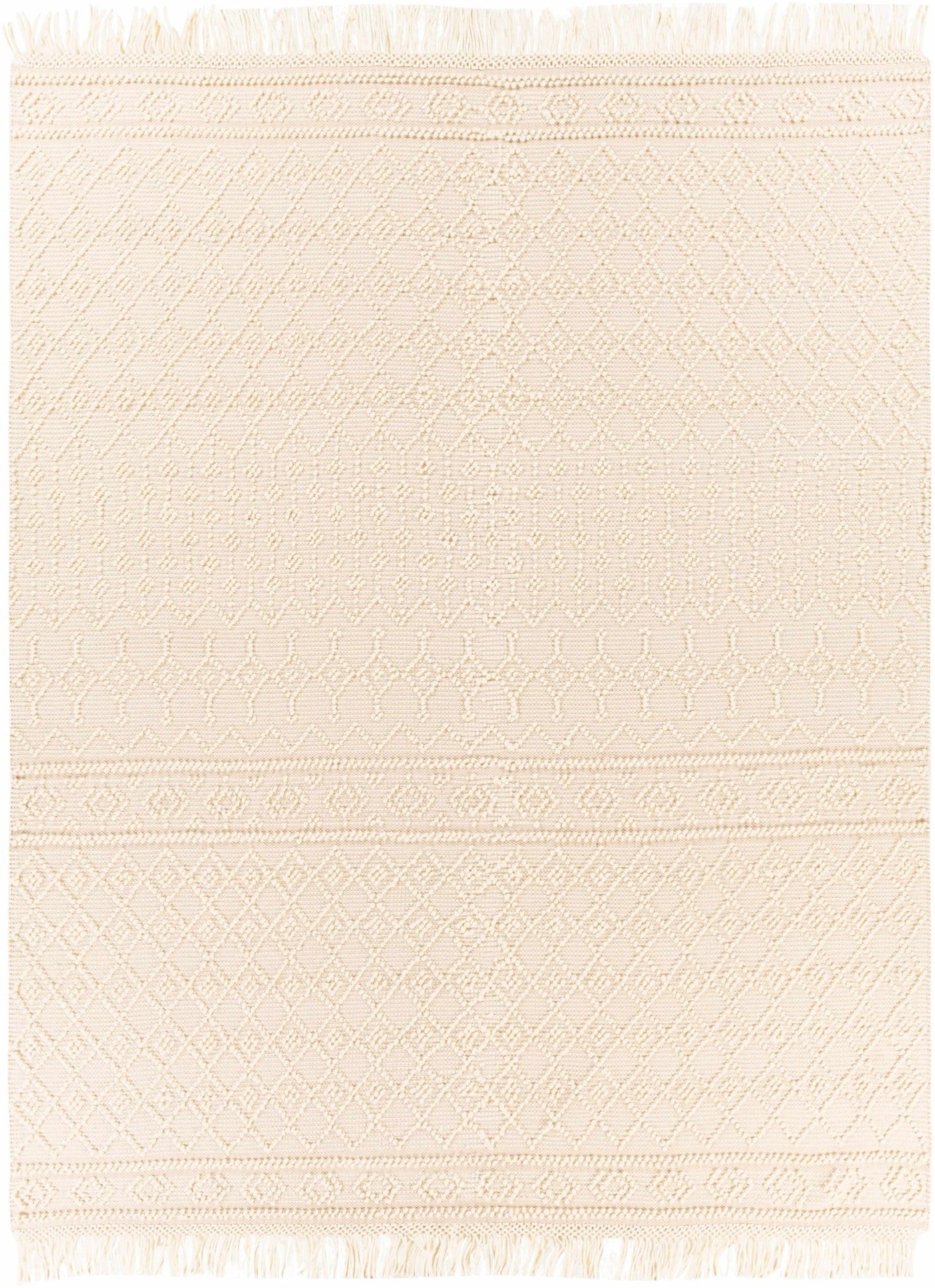 Brothers Beige Wool&Cotton Rug - Sweet Water Decor - Rugs