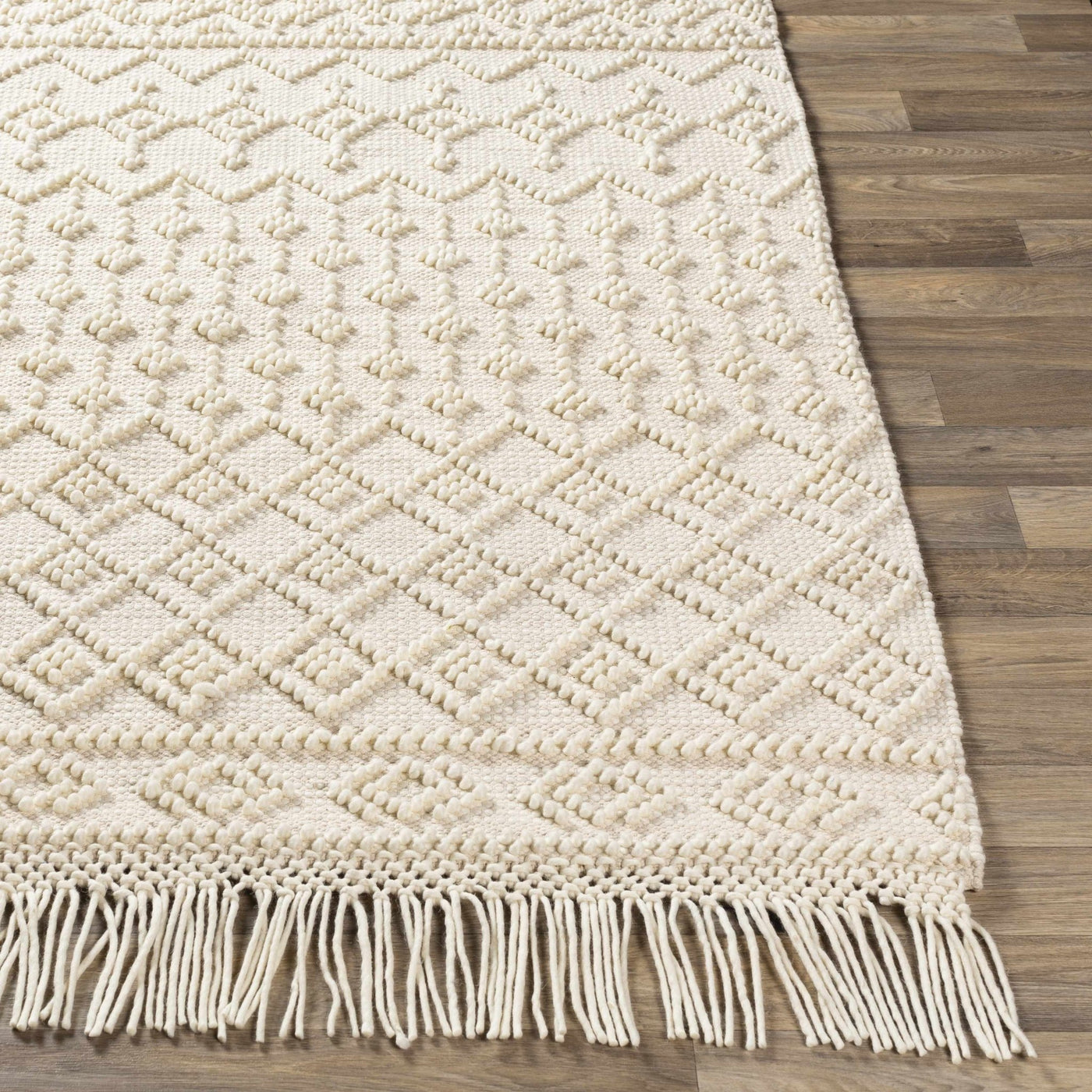 Brothers Beige Wool&Cotton Rug - Sweet Water Decor - Rugs