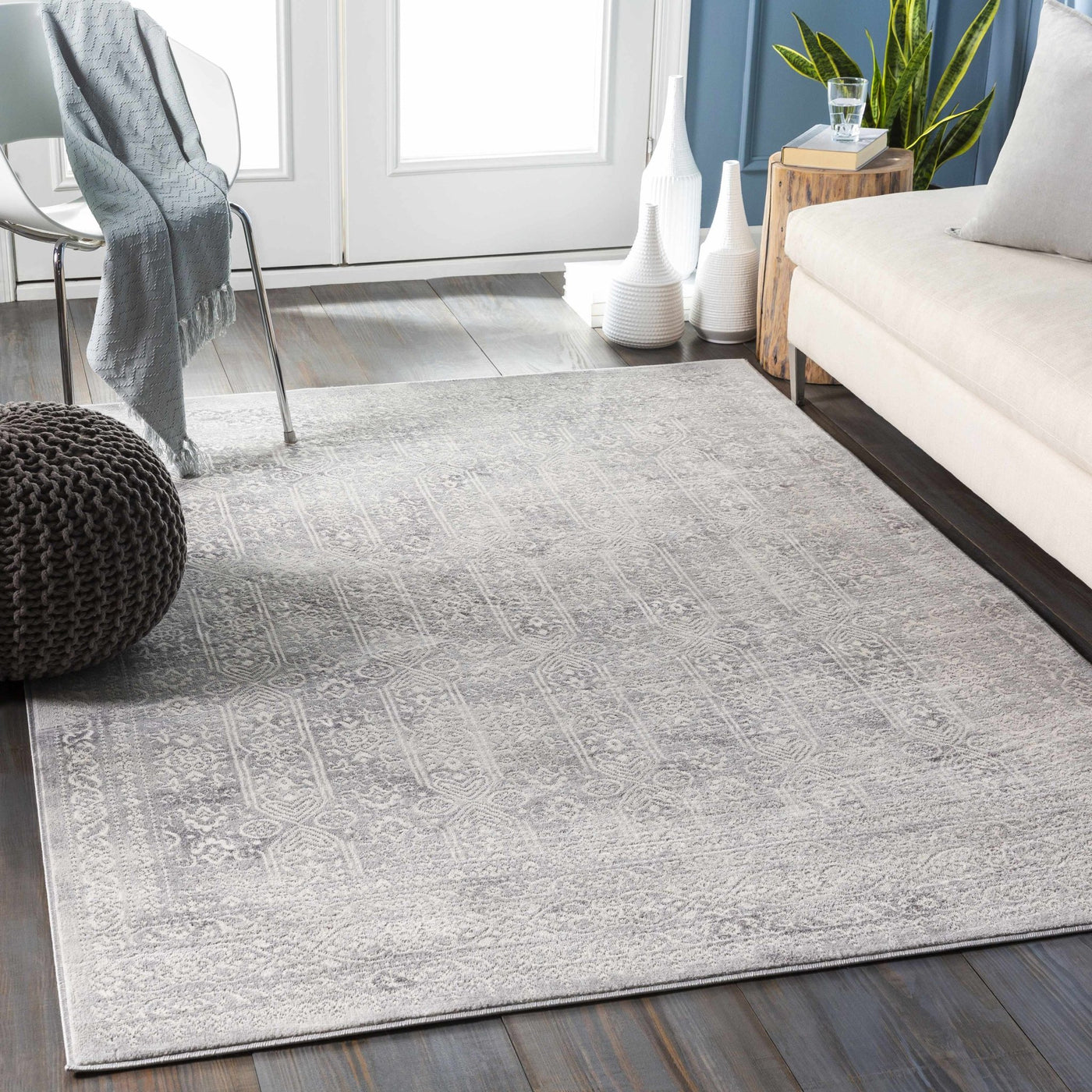 Michie Gray Area Rug - Sweet Water Decor - Rugs