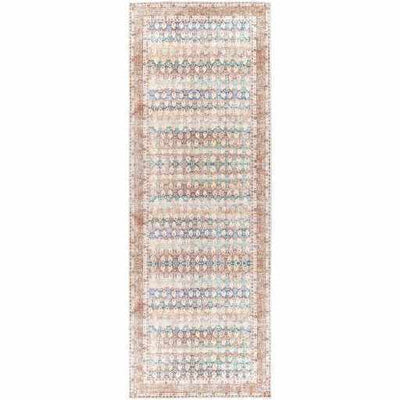 Rust Maligaya Distressed Washable Area Rug - Sweet Water Decor - Rugs