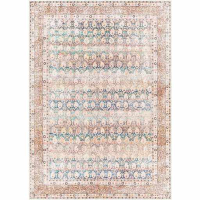 Rust Maligaya Distressed Washable Area Rug - Sweet Water Decor - Rugs